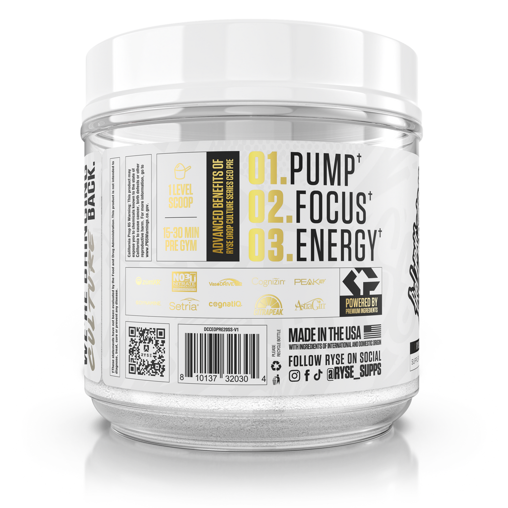CEO Pre-Workout Supplements ITN9DB