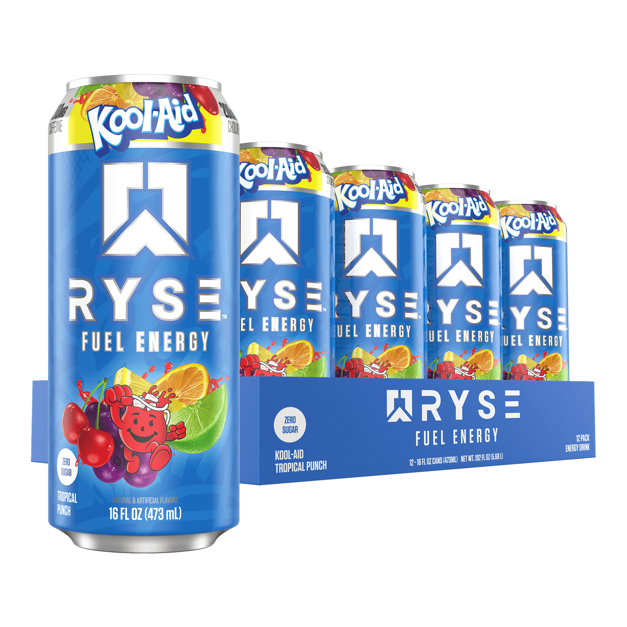 RYSE Fuel Energy Drink Supplements ANG72H