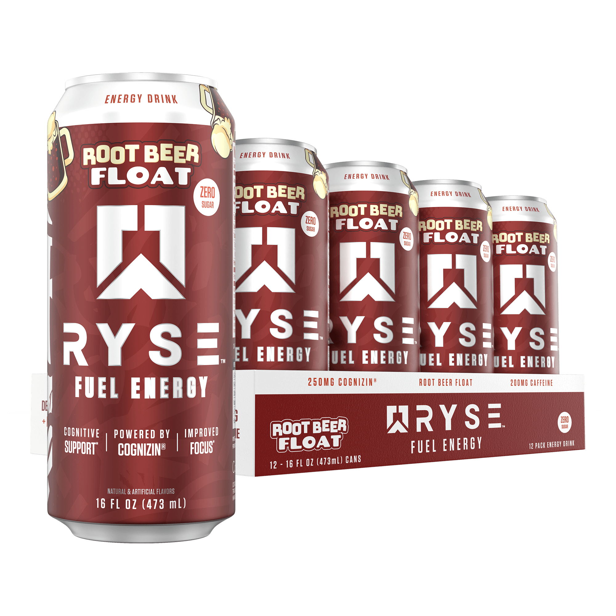 RYSE Fuel Energy Drink Supplements ANG72H